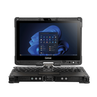 Getac V110G7, 29,5cm (11,6), Full HD, QWERTZ (DE), Chip, USB, USB-C, RS232, BT, Ethernet, WLAN (WLAN), Intel Core i5, SSD, Win. 11 Pro